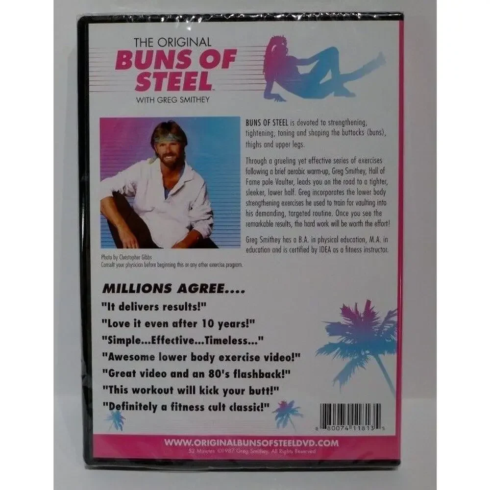 The Original Buns of Steel DVD Greg Smithey Great Buns Hit Lower Body Workout - Picture 2 of 5